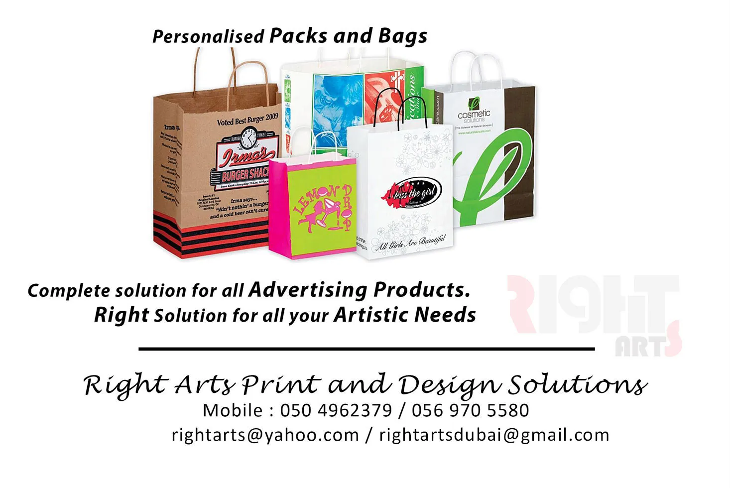 Right Arts Design And Printing Solutions