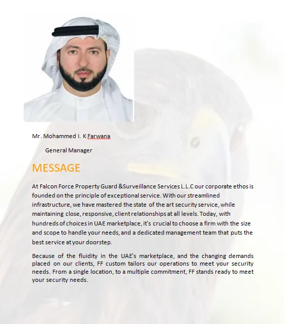 Falcon Force Property Guard & Surveillance Service