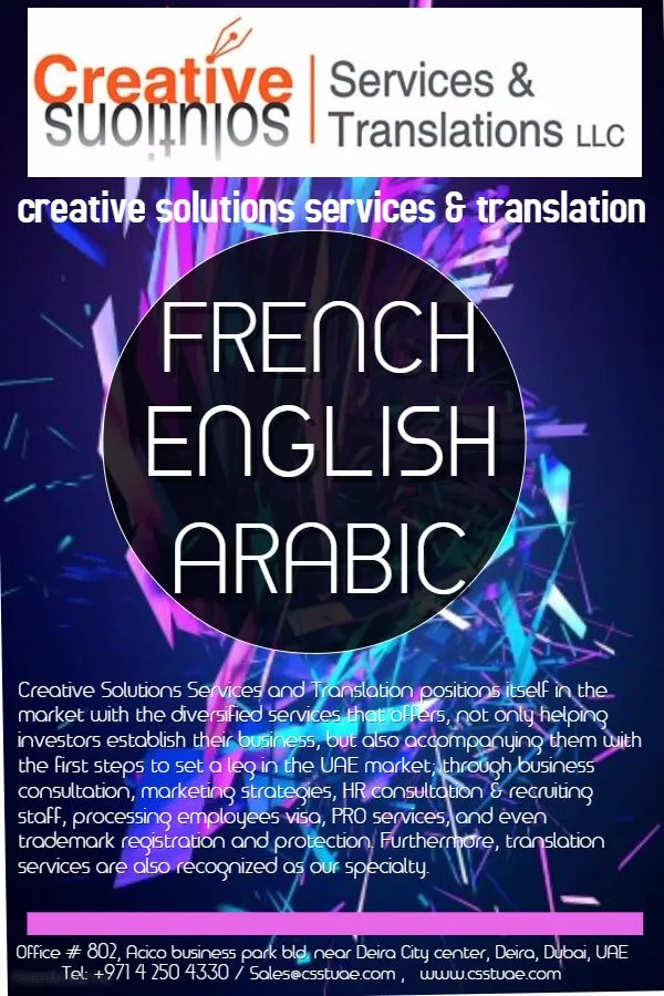 Creative Solutions Services & Translation LLC
