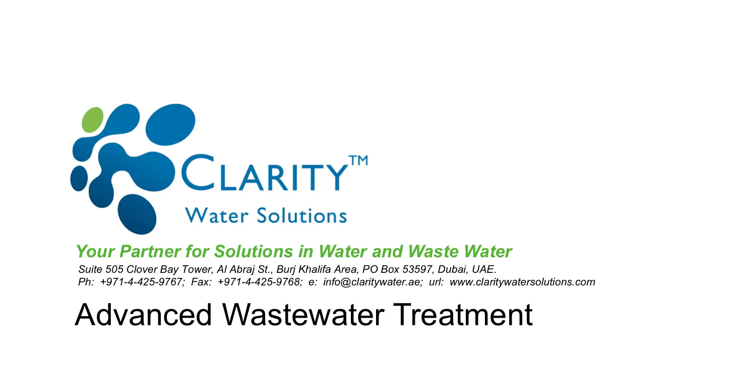 Clarity Water Solutions